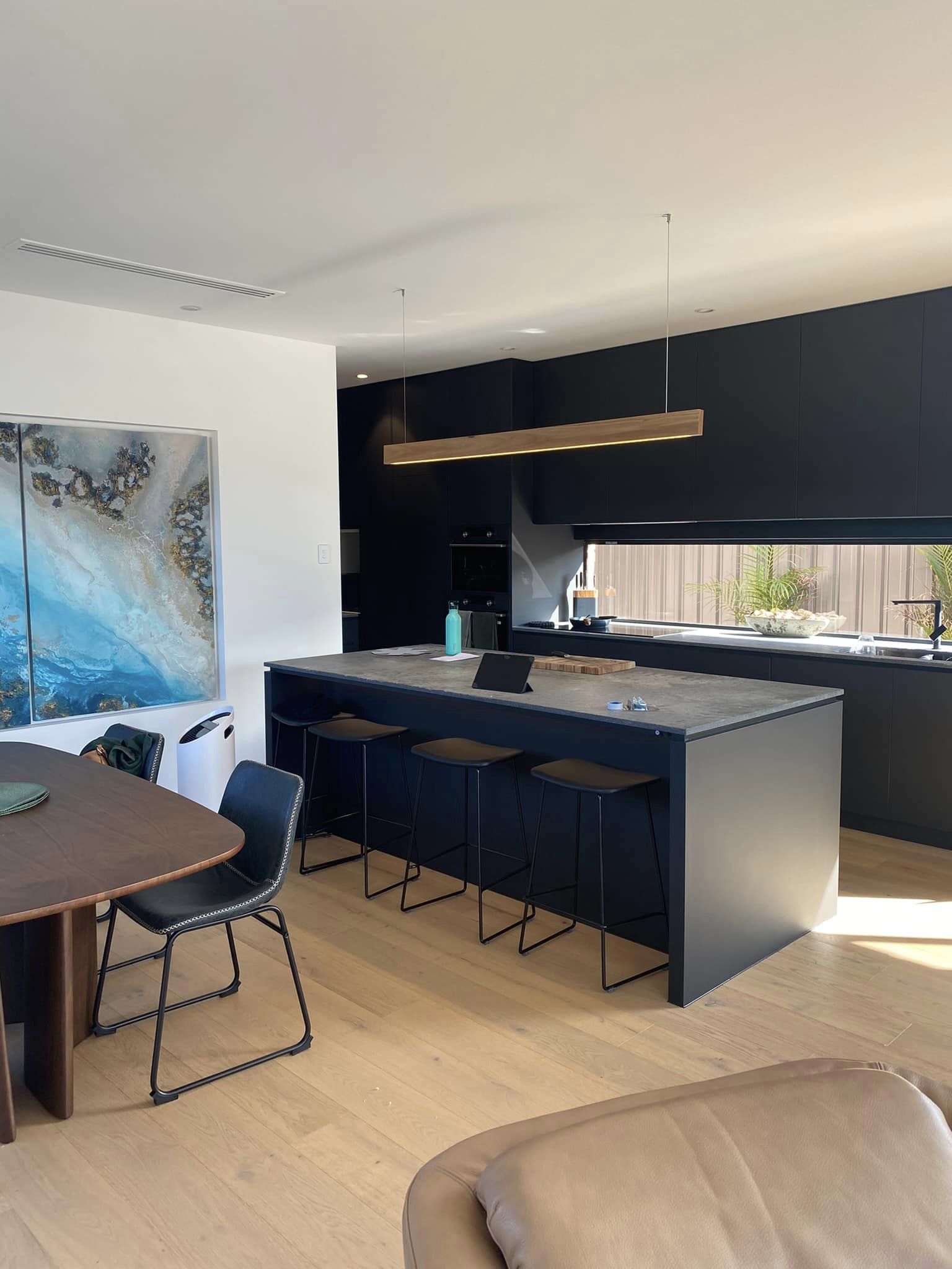 Kitchen and dining area