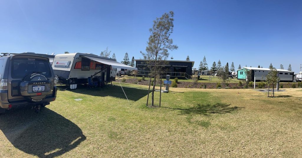 Southern Sites area with communal facilities