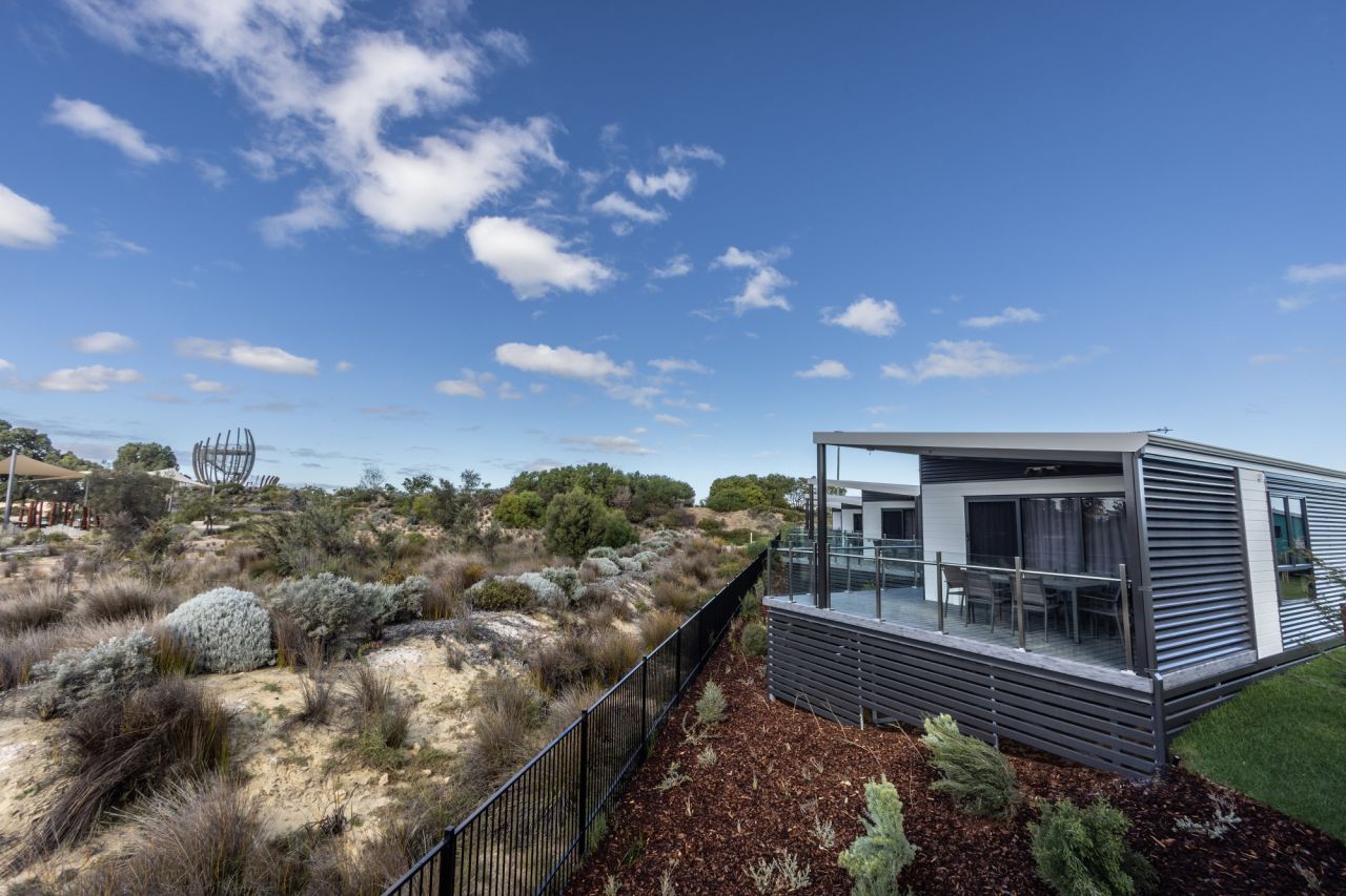 Eastern Cabins overlooking discovery centre