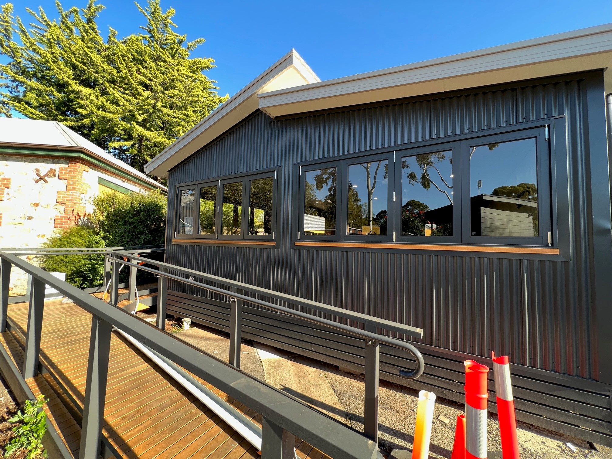 Communal rec and dining building
