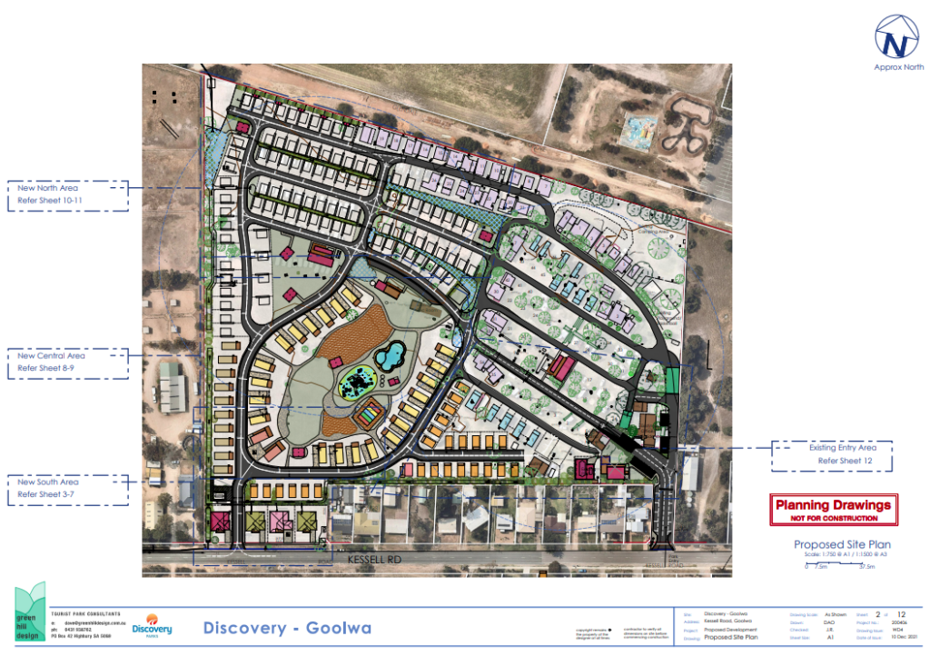 Main overlay of completed park