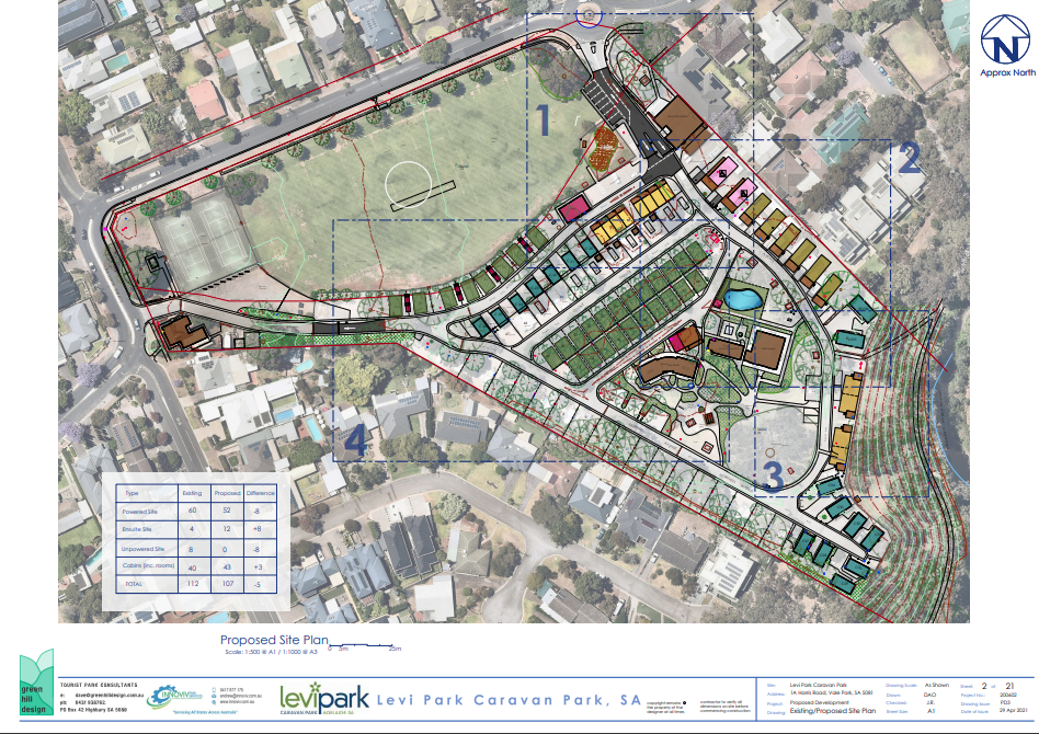 Main proposed plan for set