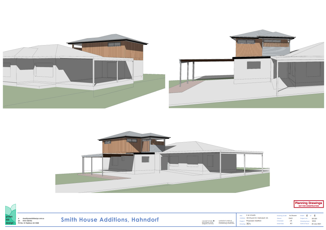 3D visualisations from planning set