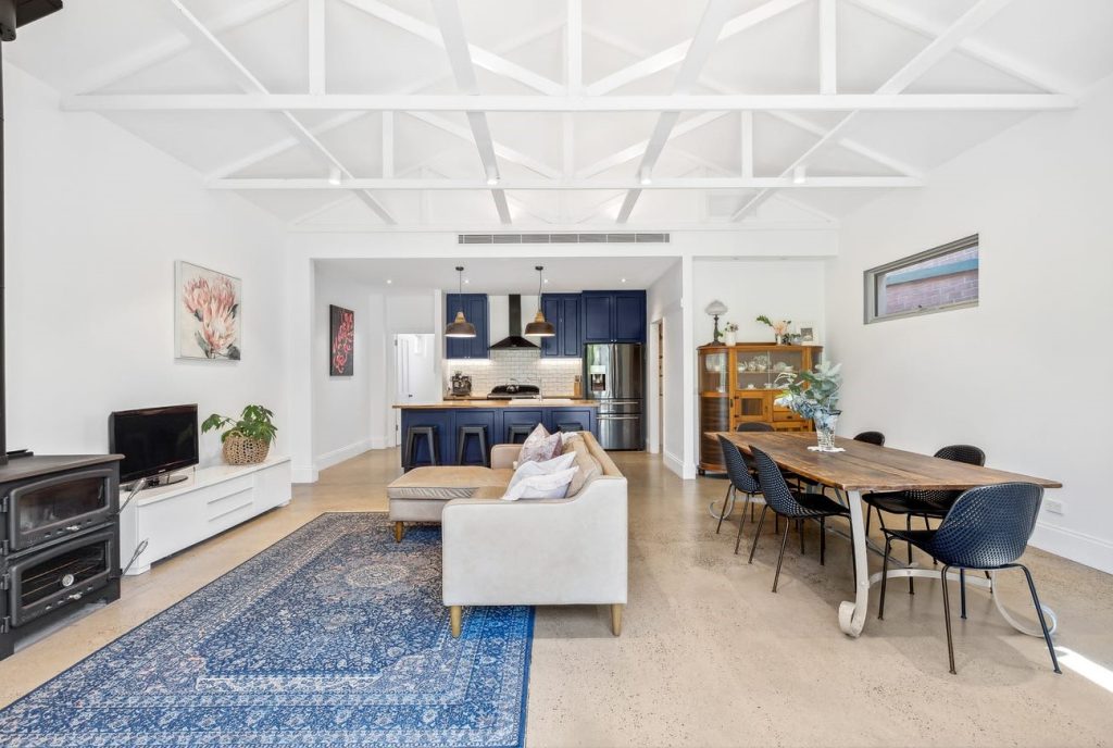 New rear extension open plan living area