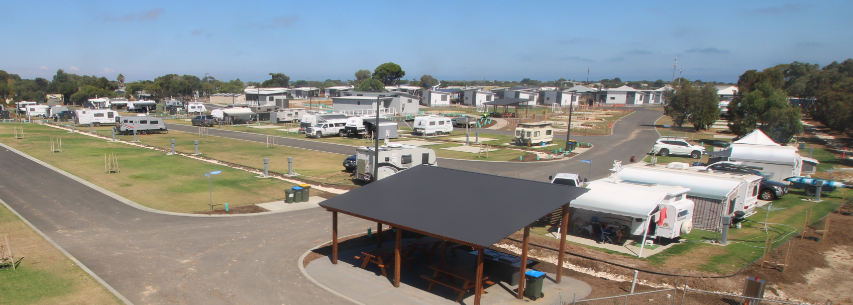 Site looking SE after completion