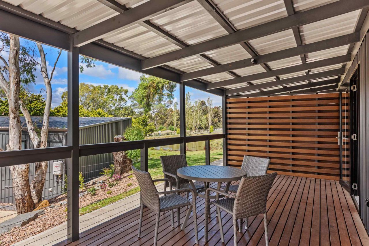 Looking from deck over development