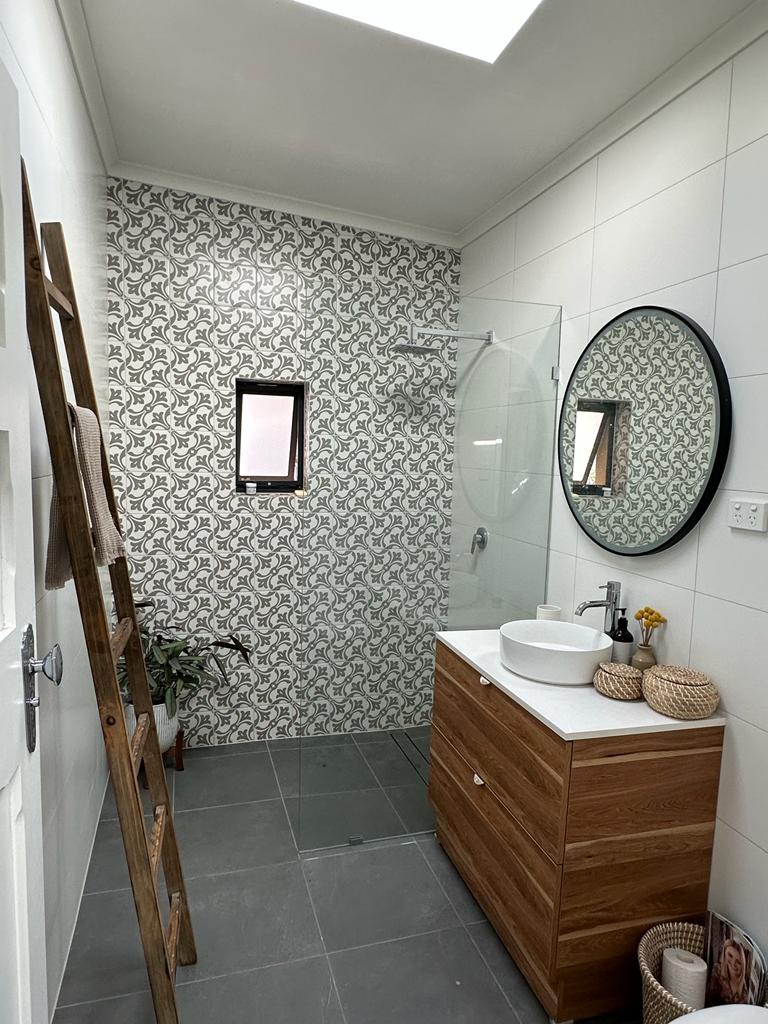 New bathroom in house extension area
